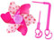 Baoblaze Molinillo de viento para bicicleta infantil, molino de viento para niños, manillar de bicicleta para niños, flor pinwheel, decoración para todas las bicicletas, scooters, triciclos, ruedas,