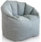 Aiire Luxus Sitzsack Sofa Erwachsene - Relaxo Bean Bag Chair Design mit Füllung für Kuschelecke - Moderner Sitzsäcke Sessel für Mädchen und Kinder aus Baumwolle Grau