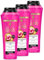 Gliss Shampoo Verführerisch Lang (3x 250 ml), Haarshampoo mit Biotin-Komplex & Pfingstrose, Pflegeshampoo pflegt trockene Spitzen & befreit von fettigem Ansatz