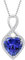FJ Unendlichkeit Kette Damen 925 Sterling Silber Herz Tansanit Halskette Anhänger Dezember Geburtsstein Schmuck für Frauen Mutter Freundin Mama