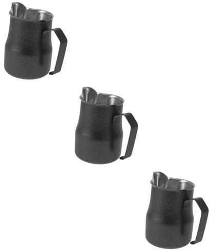 OSALADI 3pezzi Lattiera Inossidabile Per Latte Art Pentola Montalatte Beccuccio Affilato Per e Espressi Bar e Domestiche