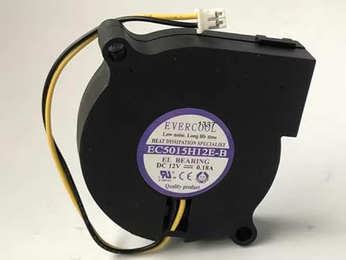 REAMTONY JEERCOOL EC5015H12E-B DC12V 0.18A centrifugal small blower fan