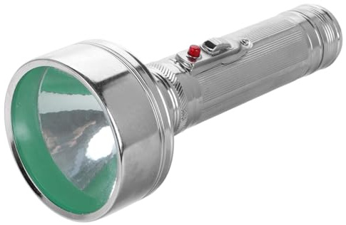 Mikikit Vintage Taschenlampe Aus Aluminium Retro Stil Für Ländliche Haushalte Und Dekoration Tragbare Metall-Taschenlampe 3 Zoll