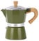 Stove Coffee Machine,Induction Moka Pot,Moka Pot Stovetop Espresso Maker Manual Cuban Coffee Percolator Machine Italian Espresso Coffee Maker(Green)