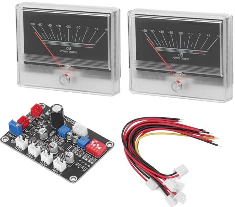 Vu-Meter, Stereo-Verstärker-Lautsprecher-Wahlschalter, Ton-Audio-Pegelanzeige, Vorverstärker-Verstärker-Lautsprecher-Wahlschalter mit DB-Panel-Display, Treiberplatinen-Set für