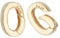 PH PandaHall 18K Gold Over 925 Sterling Silver Spring Gate Rings Clasp, 2pcs Oval Spring Clasp Connector Metal Necklace Shortener Clasp for Necklace Bracelet Keychain Jewellery Making, 10x7mm