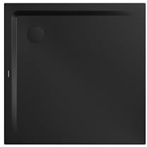 Kaldewei SUPERPLAN 1831-2, Duschwanne mit Wannenträger, 80x80cm, 383148040676, Farbe: schwarz matt 100