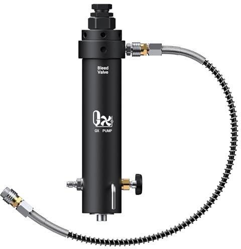 GX PUMP Filtro de compresor de aire PCP de alta presión de grado profesional con función de mantenimiento de presión, separador de aceite/agua de 5800 PSI, montaje magnético o de tornillo, filtro de