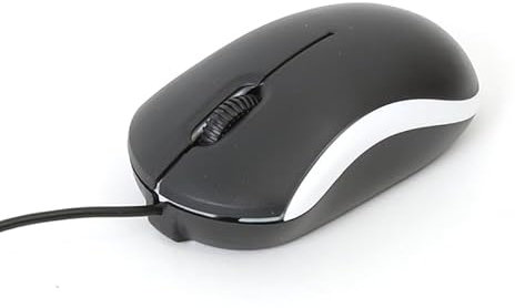 Zarivy Souris Optique USB 3D 1000 dpi, Couleur Blanche, idéale pour la Navigation et Le Travail au Bureau.