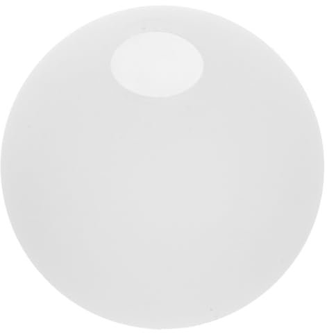 NUOBESTY Milchglas Lampenschirm Rund Frosted Globe Lampshade für Pendelleuchten Tischlampen und Deckenleuchten Einfacher Austausch 6 cm Kugeldurchmesser 2,2 cm