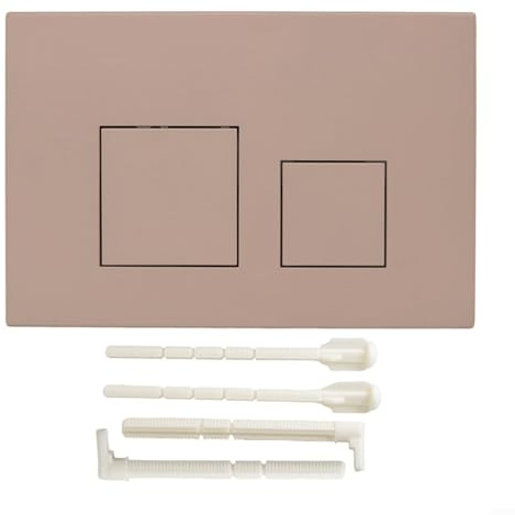 Dual Flush Plate, Dual Flush Actuator For Wall Hung Toilets, For GEBERIT Sigma01 Sigma20 Sigma21 Sigma30 Sigma50 UP300(Silver),Khaki