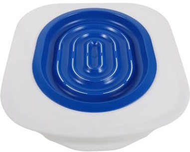 VERDANVERSE Kit D’Apprentissage Propreté pour Chaton avec Bac à Litière Bleu et Intérieur Amovible, Réducteur de Toilettes pour Chat, Système D’entraînement Hygiénique et Réutilisable