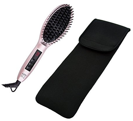 Wommty Neopreno de Resistente al Calor Cubierta de Plancha de Pelo/Cubierta de Enderezadora/Cubierta de Moldeador de Pelo/Cubierta de Rizador de Pelo/Cubierta de Pinza Rizadora, Negro