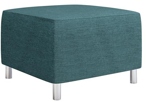Mirjan24 Moderner Polsterhocker Dover, Sitzhocker Hocker Sitzbank Fußbank Pouf Farbauswahl (Lux 30)