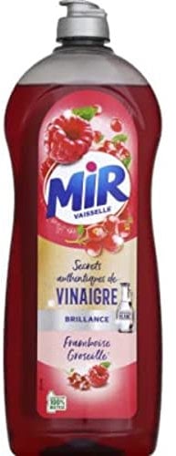 Mir Liquide vaisselle main, framboise & groseille - Le flacon de 750ml