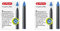 Herlitz 11378999 Tintenroller-Patronen my.pen, 5 Stück, blau (2er Pack, patronen my.pen)
