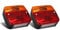 PARTSAM 2X Luces traseras para Remolque,12V, para Panel de Control de iluminación, Piloto Trasero Luz de Matrícula Placa Trasera Luz de Freno Compatible con Camión Van Caravana etc.