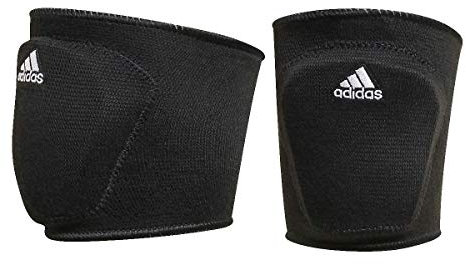 adidas unisex-youth 5 Inch Knee Pad Black/White Large