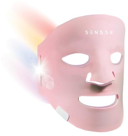 SENSSE Professional LED Mask | Soft & Flexible High Grade Silicon For Safe and Comfortable Use For Any Face Shape