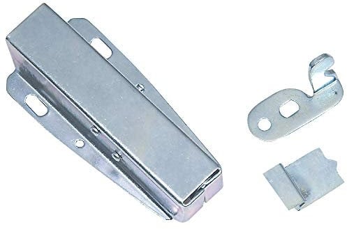 Hardware Solutions - Loft Hatch -Touch Latch - Push to Open & Close - Attic Loft Hatch Cupboard Door - Zinc Plated - 80mm - Fixings Included