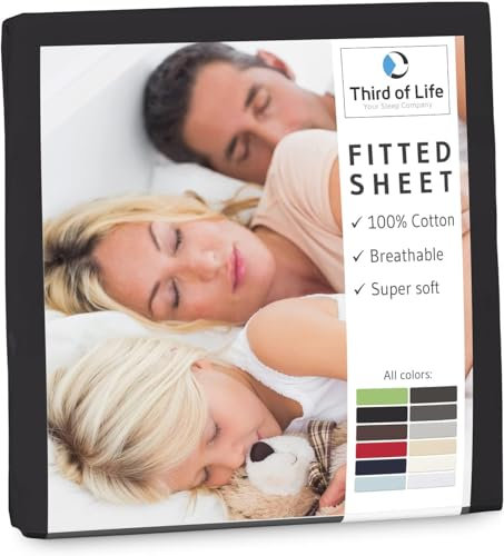 Spannbettlaken 160x200 cm aus 100% natürlicher Baumwolle I Das atmungsaktive & fusselfreie Bettlaken ALBA ist elastisch & weich I Designed in Germany I Langlebiger Jersey-Bettbezug I 160x200cm