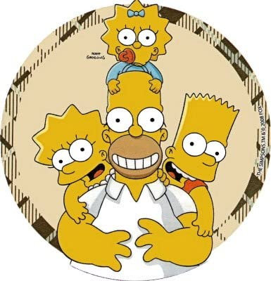 Simpson-Kuchendekoration, Cartoon, Tortendekoration