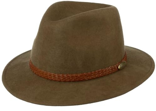 LIERYS Traveller Filzhut Herren Made in Italy Wasserabweisend Knautschbar Herbst Winter