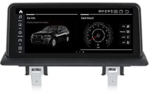 ZYLR Autoradio 2 Din Bluetooth GPS Écran Tactile De 10.25 Pouces Supporte Bluetooth Main Libre/AUX/4G/WIFI/SWC/Carplay, pour BMW 1 Series 120I E81 E82 E87 E88 CCC CIC System,Idrive Button,N1