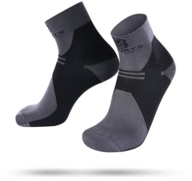 SWORTS Kompressionssocken Kurz I Plantarfasziitis Compression Socks Fersensporn (Kompressionsstrümpfe Damen & Herren)