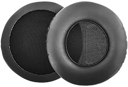 TENNMAK Ricambio Earpad per Cuffie Pioneer HDJ-X10, Nero, Pelle PU