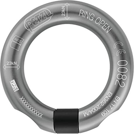 Petzl - Ring offen (grau)