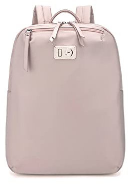 NICOLE & DORIS Zaino per PC Portatile Donna Zaino per Laptop 14 Pollici Zaino per Computer Leggero Zaino Universitario PC Multifunzione Zainetto per Viaggi Business Rosa