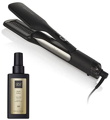 GHD Duet Style Haarglätter mit glättendem Stylingöl, Schwarz, 2-in-1