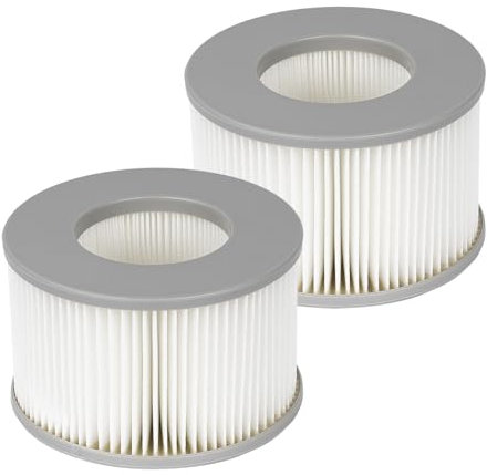 Benfosh 2 Stück Ersatz Filter für MSpa FD2089,Filterkartusche Wasserfilter für heiße U-Boote und Spa,für aufblasbare Pools - Wasserfilter Modell ab 2020