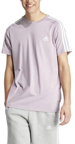 adidas Homme Essentials Single Jersey 3-Stripes Tee, preloved Fig, L