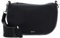 ABRO Damen Umhängetasche MINA Stofftasche, Black/Nickel