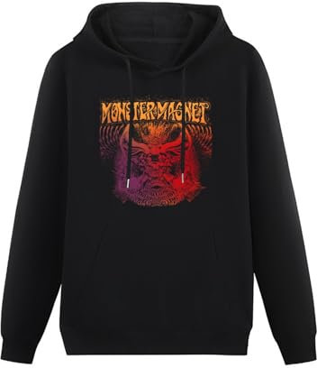 Monster Magnet Hitchman Hoodies Long Sleeve Pullover Loose Hoody Sweatershirt L