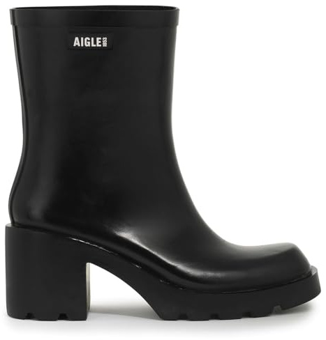 Aigle Damen Monceau Gummistiefel, Schwarz, 41 EU