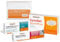 Für den Urlaub: die Reiseapotheke. Synofen bei Schmerzen, Hydrocortison-ratiopharm bei Sonnenbrand und Loperamid-ratiopharm bei Durchfall. Mit Flüssigkeitsbeutel für Flugreisen.