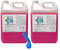 10L (2 x 5 Liter) Premium Scheibenfrostschutz -60°C (R) Halloween Ausgiesser inklusive Wischwasser Fertigmix Auto Scheibenwaschanlage