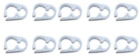 Water Flow Control Tube Clamp, 10 Pcs 6-12mm Plastic Adjustable Water Stop Clamp, Laboratory Pinch Valve Flow Control Hose Clamp