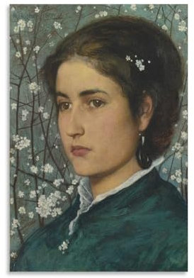 Poster A Young Beauty von Edward Robert Hughes, Wandkunst, Poster, Drucke, Heimdekoration, Bild, Leinwand, Malerei, Poster, 30 x 45 cm