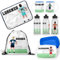 Set coordinato Calcio bambini, Borraccia, Portamerenda, Zainetto, Tovaglietta, Tazza in plastica personalizzati con nome e numero