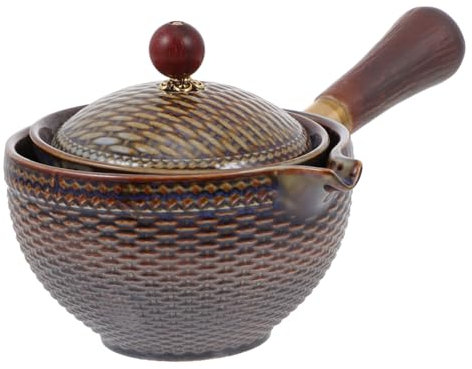 MOKLYF 1pc Tea Maker Teapot with Infuser Caterpillar Molds Mini Tea Kettle Pottery Tea Pot - Teapot Chinese Style Teapot Tea Cup Mini Kettle Ceramics Single Pot Office H(