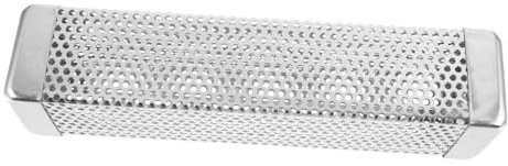 BEBEMOKO Edelstahl Räucherbox Für Bbq Hochtemperaturbeständig Große Kapazität Für Holzspäne Für Gasgrills Und Holzkohlegrills Grillzubehör Für Unvergessliche Anlässe