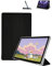 Étui fin pour tablette Teclast T60 Plus 12 Android 14 - Housse antichoc avec mise en veille/réveil automatique et pliable - Coque fine et durable - Étanche - Anti-rayures - Noir
