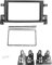 Autoradio Mascherina, Mascherine Telaio 2 DIN. DVD Telaio stereo Autoradio Radio Fascia Uso adatto per Suzuki Grand Vitara 2005-2014 Auto Radio Panel Montaggio Dashboard Dashboard Trim Trim Kit