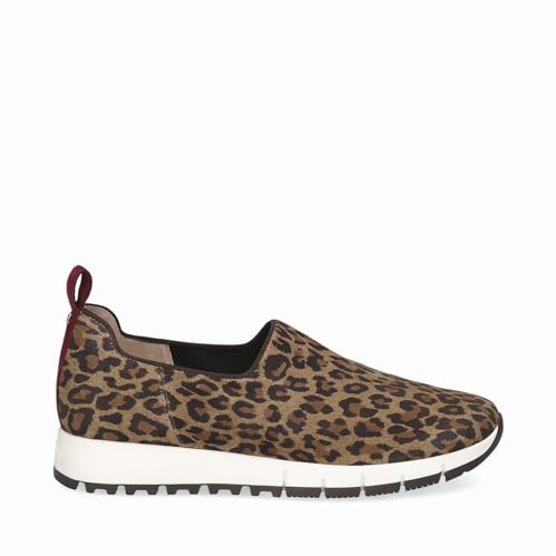 Peter Kaiser Damen - Sneaker 74703 Leder Stretch in schwarz Textil