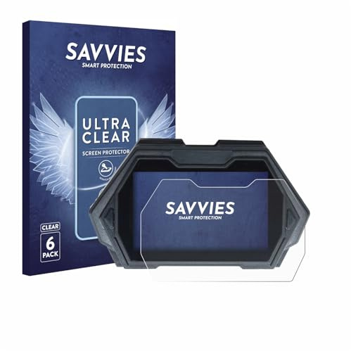 Savvies Schutzfolie für Kukirin G3 Pro | 6 Stück Transparenter Displayschutz Made in Germany Ultra-Klar Displayschutz-Folie