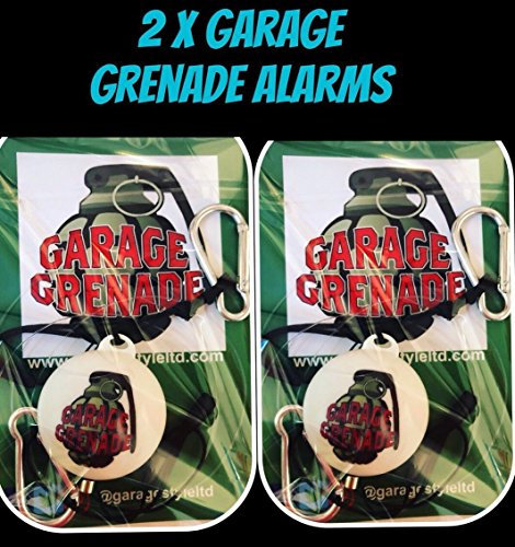 2x Garage Grenade Tact Alert Trip Wire Style alarm system! Shed Alarm Garage BOOBY Trap Alarm